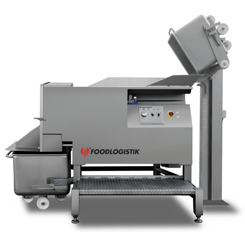 Cubicadora para carne - DicR® capacity 140 - FOODLOGISTIK Fleischereimaschinen GmbH - de acero inoxidable / de alto rendimiento