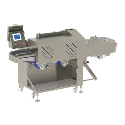 Cubicadora para carne - WHS-CD160 - Watanabe Foodmach Co., Ltd. - de acero inoxidable / automática / con transportador