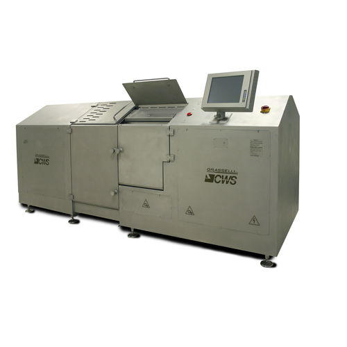Cortadora para filetes de pollo - CWS series - Grasselli S.p.A. - para carne deshuesada / automática / compacta