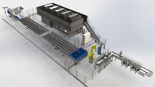 Sistema de automatización para máquina de producción - Hiperbaric S.A. - de procesos