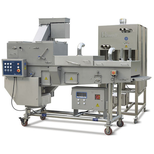 Rebozadora-empanadora automática - SFJ series - Hiwell Machinery Co., Ltd. - de carne / para pescado