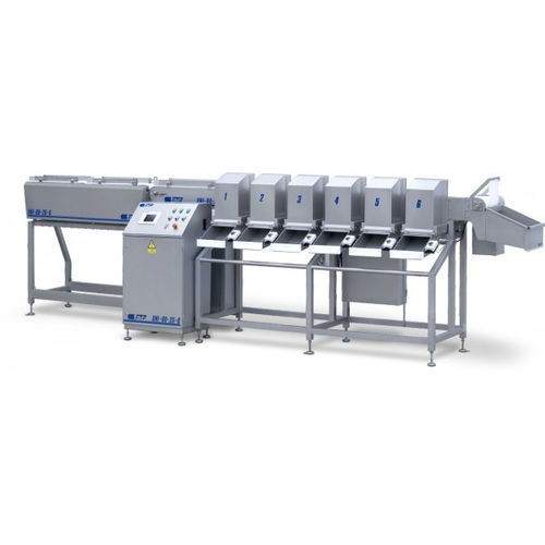 Calibradora para pescado - UNI series - INDUSTRIES FAC SL - para aves de corral / con transportador