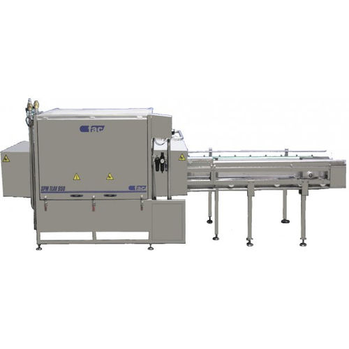 Túnel de lavado de enjuague - SPM T series - INDUSTRIES FAC SL - automático / para hileras / con secado