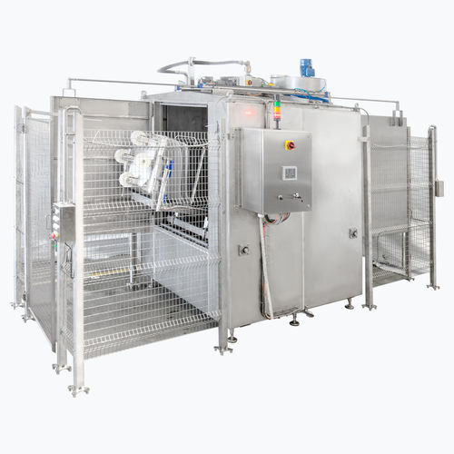 Máquina de lavado de agua - BINS & VATS WASHERS - Inox Meccanica S.p.A. - con detergente de base acuosa / de vapor / automática