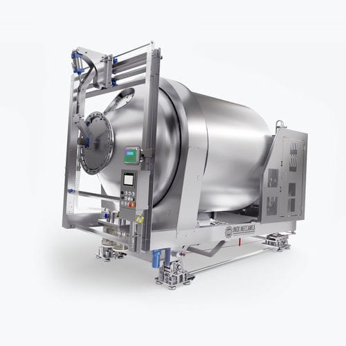 Tambor de maceración para jamón - BT-C series - Inox Meccanica S.p.A. - de vacío / de acero inoxidable