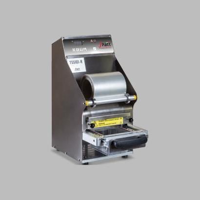 Operculadora lineal - TSS101-R - JPack S.r.l. - semiautomática / compacta / para la industria alimentaria