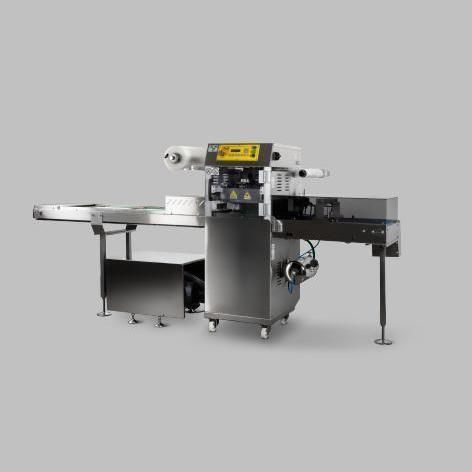 Operculadora lineal - TSS145-SKIN - JPack S.r.l. - automática / al vacío / para la industria alimentaria