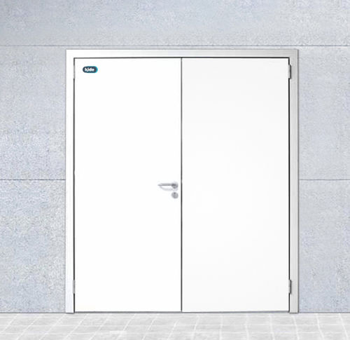 Puerta abatible - N40 - KIDE S.COOP - de acero inoxidable / industrial / aislada