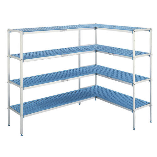 Sistema de estanterías para depósito de almacenamiento - KIDE S.COOP - con tablas / de aluminio / de polietileno