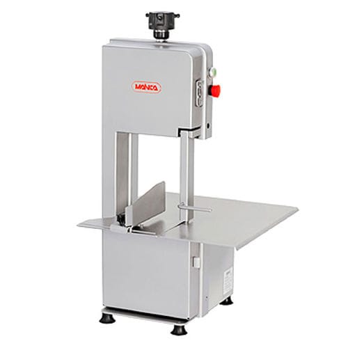 Sierra de cinta para huesos industrial - BC-1800 - MAINCA - Equipamientos Carnicos S.L. - de acero inoxidable / con mesa fija