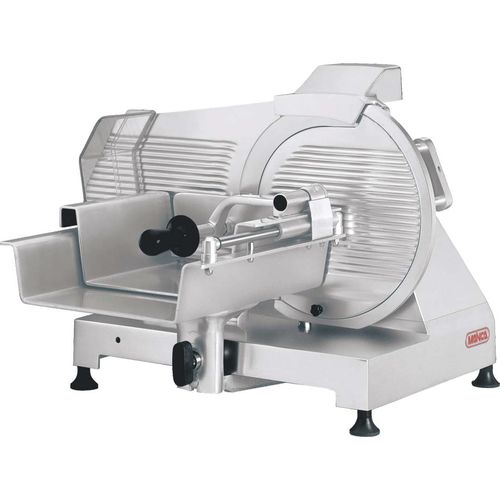 Cortadora de carne - TG-350 - MAINCA - Equipamientos Carnicos S.L. - automática / con hoja circular / 230 V monofásico