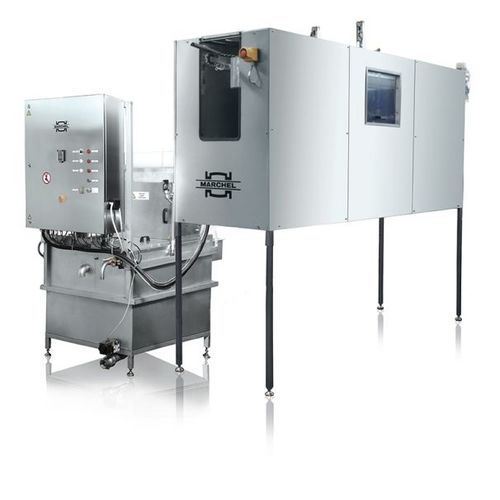 Máquina de limpieza con chorro de agua - Heinz Marchel GmbH & Co. KG - automática / para la industria agroalimentaria / de acero inoxidable