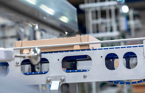 Sistema de transporte para cadena - Maschinenbau Helmers GmbH - para máquinas / de cinta transportadora / de palés