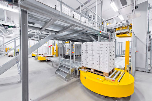 Sistema de paletización por capas - Maschinenbau Helmers GmbH - de pórtico / de manipulación / articulado