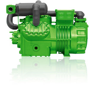 Compresor frigorífico semihermético - S series - BITZER - de pistón / monoetapa / para la refrigeración industrial