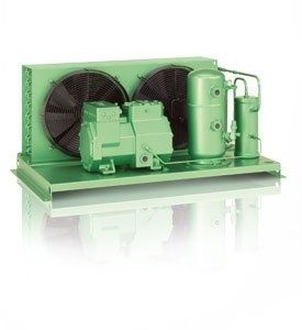 Unidad de condensación semihermética - LH, LD series - BITZER - enfriada por aire / para interior