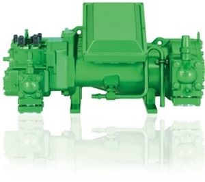 Compresor frigorífico semihermético - HSK series - BITZER - de tornillo / monoetapa / para la refrigeración comercial