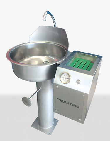 Esterilizador para cuchillos - Mauting s.r.o. - de proceso / de agua sobrecalentada