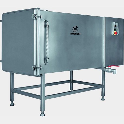 Máquina de lavado para la industria agroalimentaria - MB-300 - METALBUD NOWICKI - de acero inoxidable / compacta