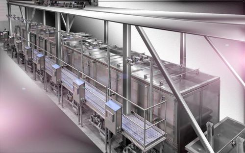 Cocedor industrial de vapor - MATRIX - Metalquimia S.A. - batch / para carne / automático
