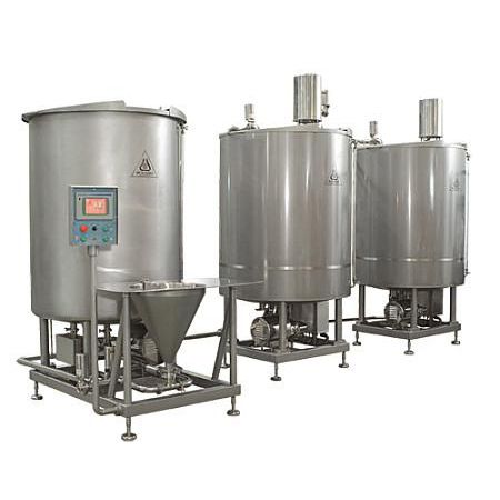 Recipiente de productos alimentarios - Metalquimia S.A. - de acumulación / cilíndrico / de uso alimentario