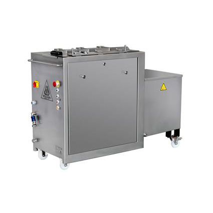 Máquina de limpieza automática - Metalquimia S.A. - para la industria agroalimentaria / móvil / con desinfección