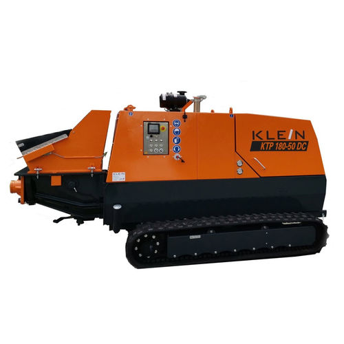 Bomba para hormigón con orugas - KTP 180-50 - Klein GmbH - para obra / eléctrica
