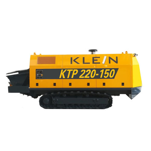 Bomba para hormigón con orugas - KTP 220-150 - Klein GmbH - para obra / eléctrica