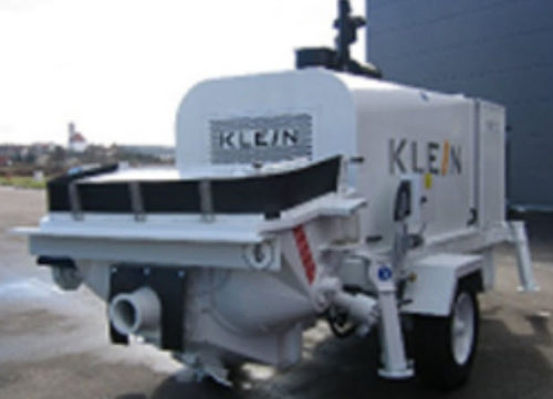 Bomba para hormigón montada en remolque - KTP 70 T - Klein GmbH - para obra