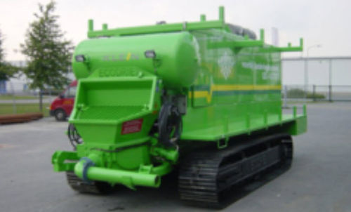 Bomba para hormigón montada en remolque - KTP 80 T - Klein GmbH - para obra / eléctrica
