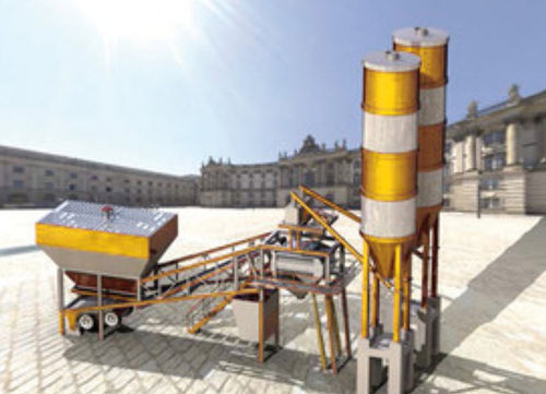 Planta de hormigón móvil - MIX 90 - Klein GmbH - compacta / horizontal