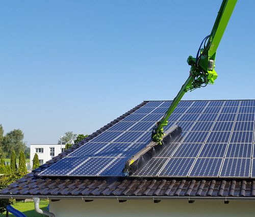 Máquina de limpieza con chorro de agua - Klein GmbH - para aplicaciones fotovoltaicas