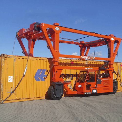 Carretilla elevadora de tipo straddle (horcaja) para vigas prefabricadas de hormigón - COMBI-SC3 - Combilift - para la ingeniería civil / longitud / para la manipulación de contenedores