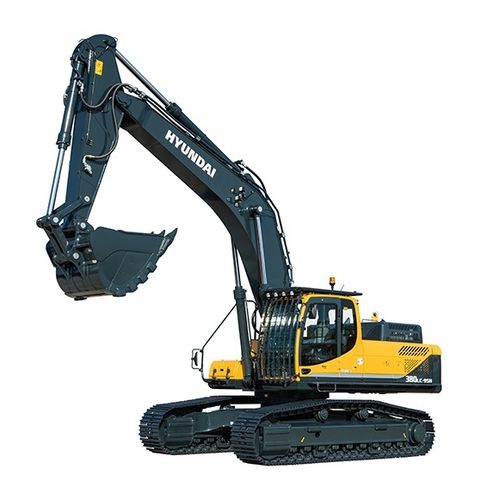 Excavadora de grandes dimensiones - R380LC-9SH - HYUNDAI HEAVY INDUSTRIES - con orugas / diésel / para obra de construcción
