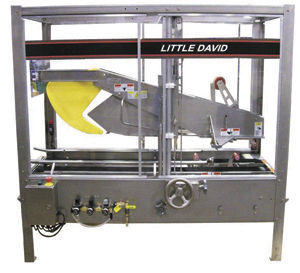 Precintadora de cajas de cartón automática - LD-16A - ITW Loveshaw - de doble solapa / cinta adhesiva