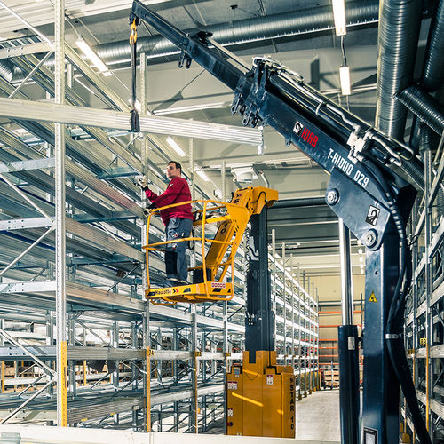 Grúa montada sobre camión - T-HIDUO 029, T-DUO 029 - Hiab - de mástil / para obra / para altas cargas
