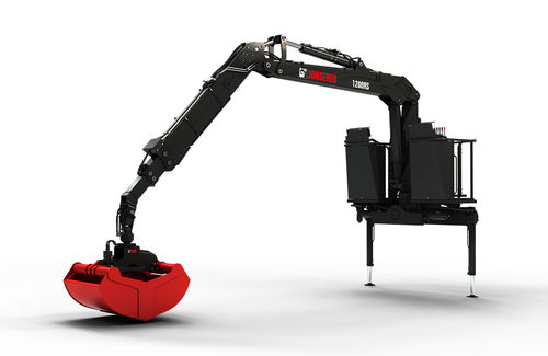 Grúa montada sobre camión - 1200RS series - Hiab - de mástil / plegable / para la industria del reciclaje