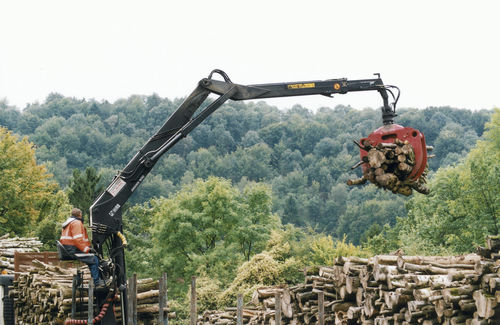 Cargadora forestal de pluma articulada - 1620Z series - Hiab - montada en camión