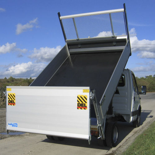 Puerta elevadora de columna - DT series - Hiab - de 2 etapas / para camión