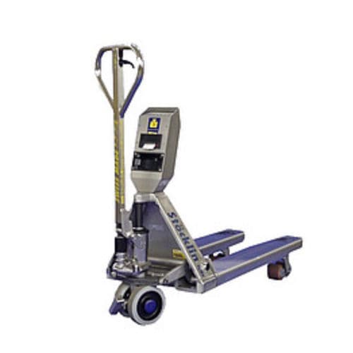 Transpaleta hidráulica - SHR 2000 INOX - Stöcklin - manual / de acero inoxidable / para almacén