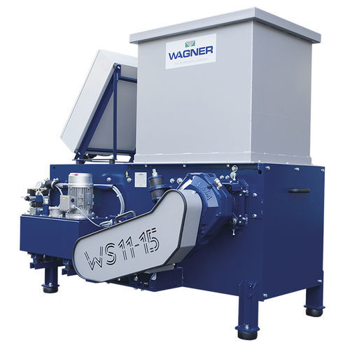 Destrozador primario - WS11-15 - Wagner Maschinenbau GmbH - de 1 eje / con papel separador / de plástico