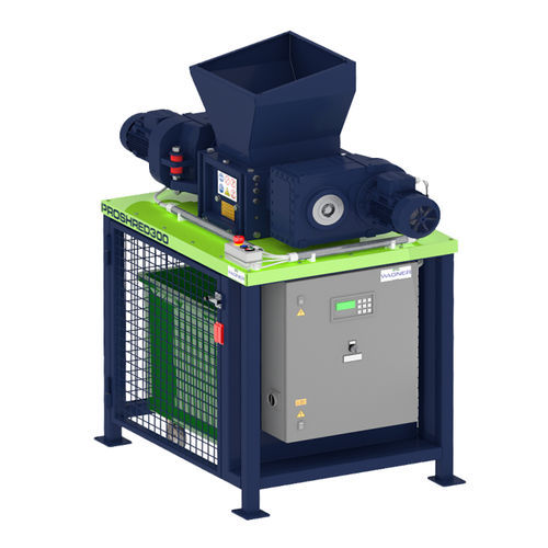 Destrozador primario - PROSHRED 300 - Wagner Maschinenbau GmbH - de dos ejes / con papel separador / de plástico