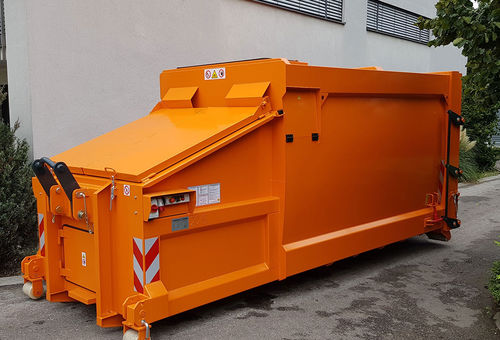 Compactador de basura para recogida selectiva - MPC series - Werner & Weber GmbH - móvil / horizontal / de carga superior