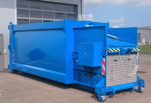 Compactador de basura cartón - MSV series - Werner & Weber GmbH - de madera / con papel separador / móvil