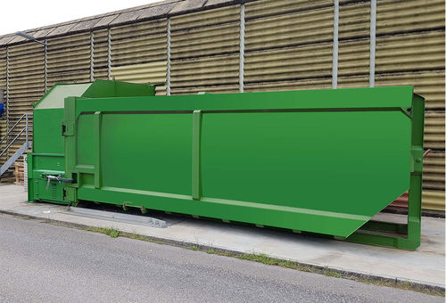 Compactador de basura móvil - P series - Werner & Weber GmbH - horizontal