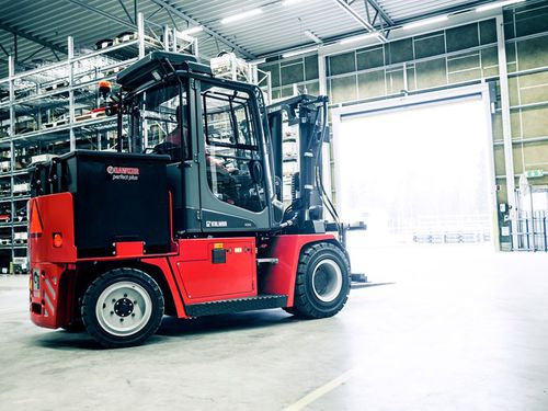 Carretilla elevadora eléctrica - 5 000 - 9 000 kg | ECG50-90 - Kalmar - con operador sentado / con 4 ruedas
