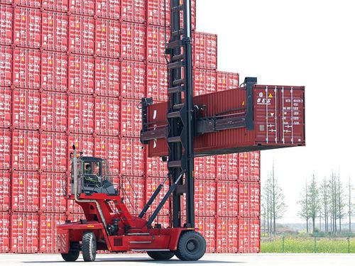 Carretilla elevadora con motor térmico - 8 000 - 9 000 kg | DCT80–90  - Kalmar - con operador sentado / de contenedores vacíos / de manipulación