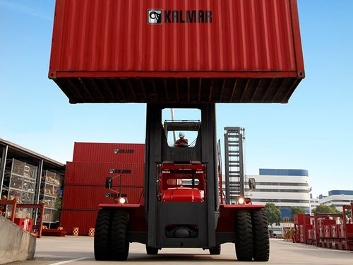 Carretilla elevadora con motor térmico - 7 000 - 10 000 kg | DCF70–100 - Kalmar - con operador sentado / de contenedores vacíos / de manipulación