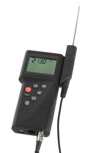Termómetro de referencia - P750 - Dostmann electronic GmbH - de termopar / Pt100 / con pantalla LCD