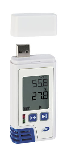 Data logger de temperatura y humedad - LOG210 - Dostmann electronic GmbH - USB / con pantalla LCD / para control